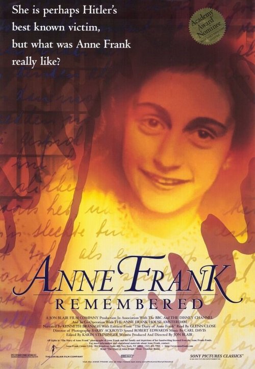 Постер Вспоминая Анну Франк