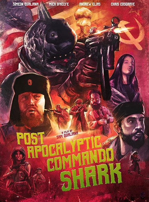 Постер Акула-коммандос из постапокалипсиса