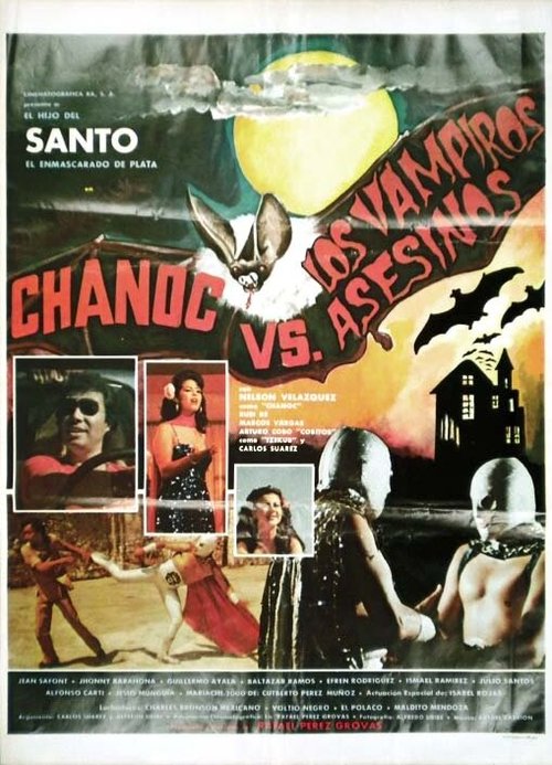 Постер Chanoc y el hijo del Santo contra los vampiros asesinos