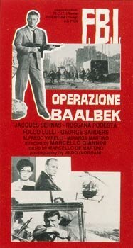 Постер F.B.I. operazione Baalbeck