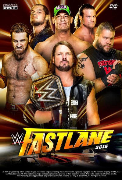 Постер WWE Полоса обгона
