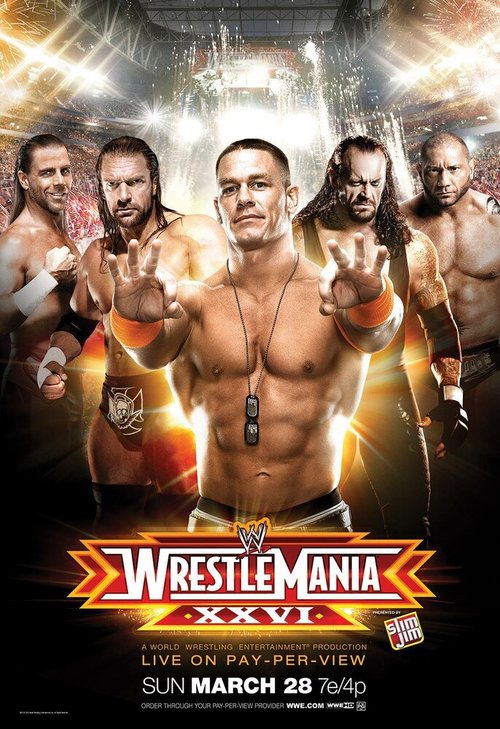 Постер WWE РестлМания 26