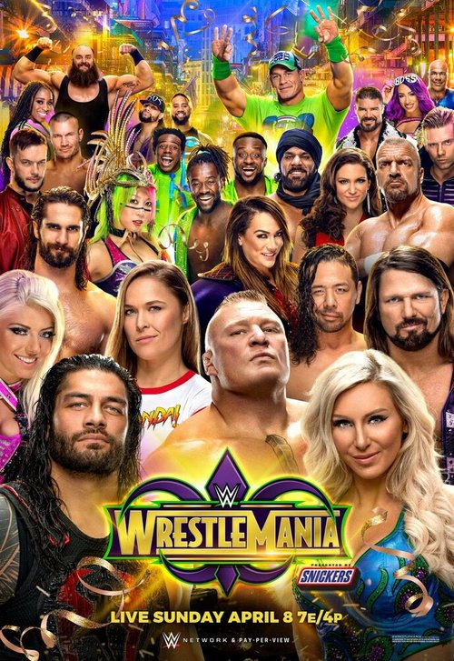 Постер WWE РестлМания 34