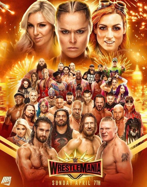 Постер WWE Рестлмания 35