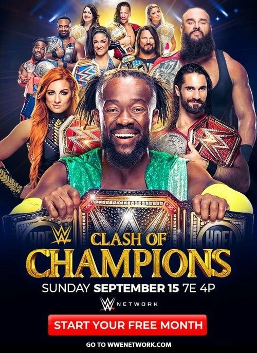 Постер WWE Столкновение чемпионов