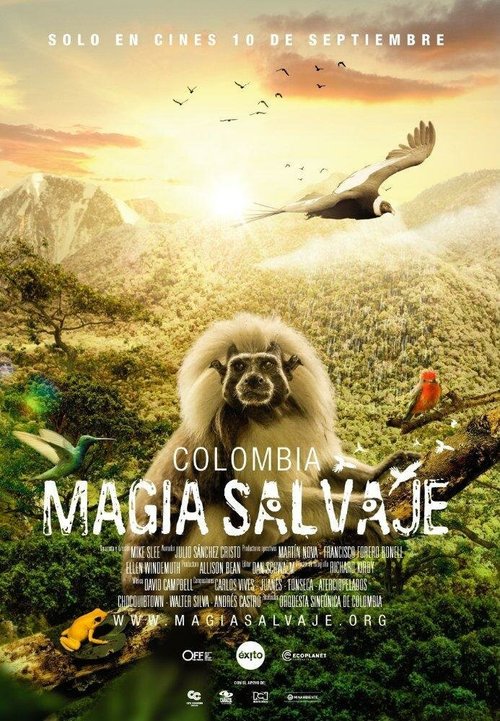 Постер Colombia magia salvaje