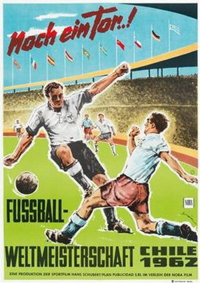 Постер Кубок мира по футболу в Чили 1962 года