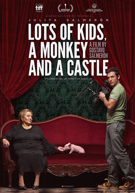 Постер Много детей, обезьяна и замок