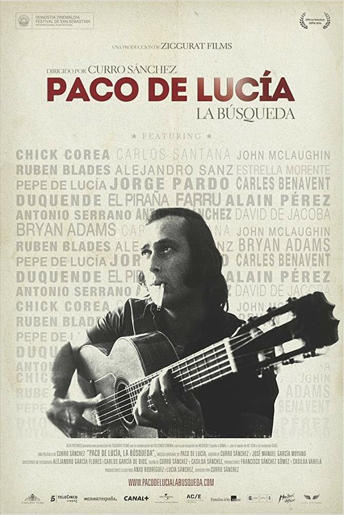 Постер Paco de Lucía: la búsqueda