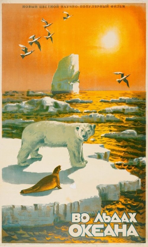 Постер Во льдах океана