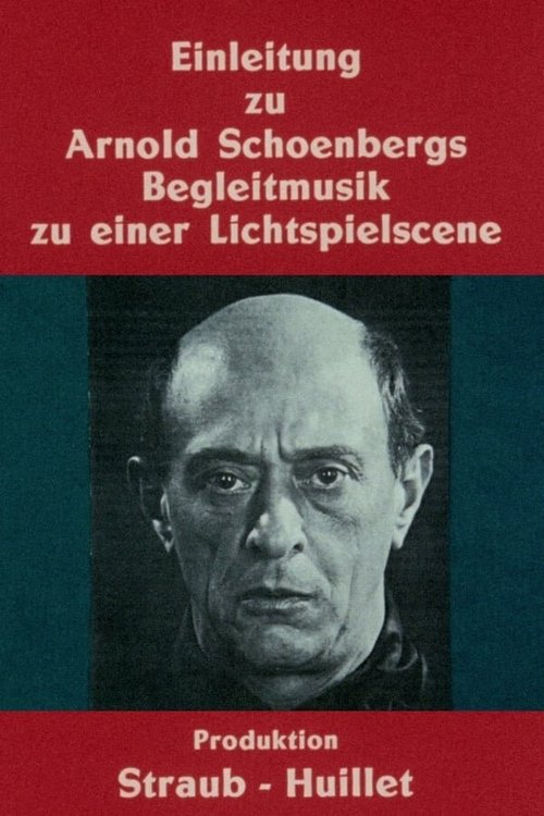 Постер Введение в музыкальное сопровождение одной киносцены Арнольда Шёнберга