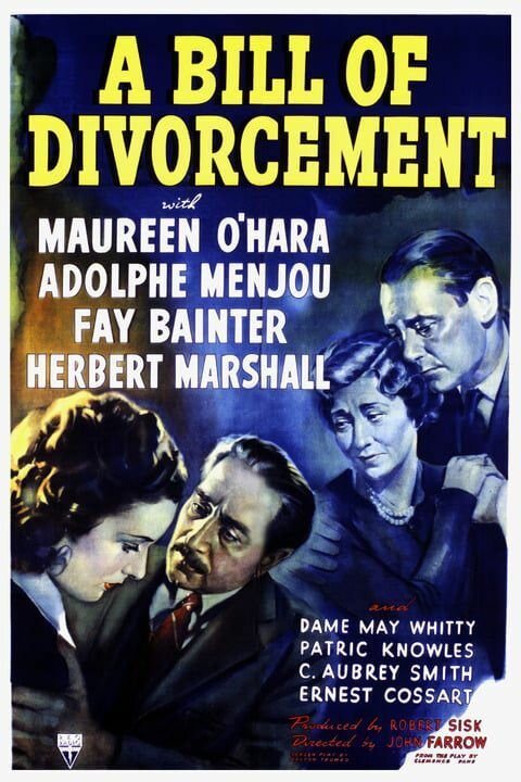 Постер A Bill of Divorcement