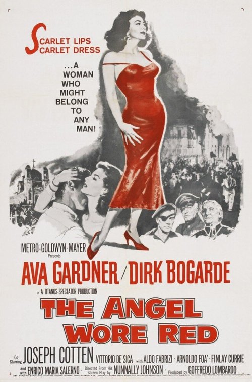 Постер Ангел в красном
