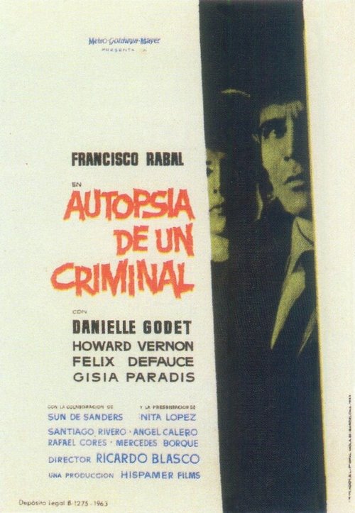 Постер Autopsia de un criminal