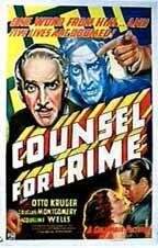 Постер Counsel for Crime