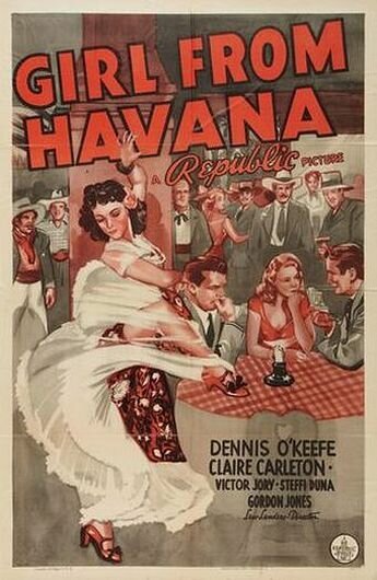 Постер Девушка из Гаваны