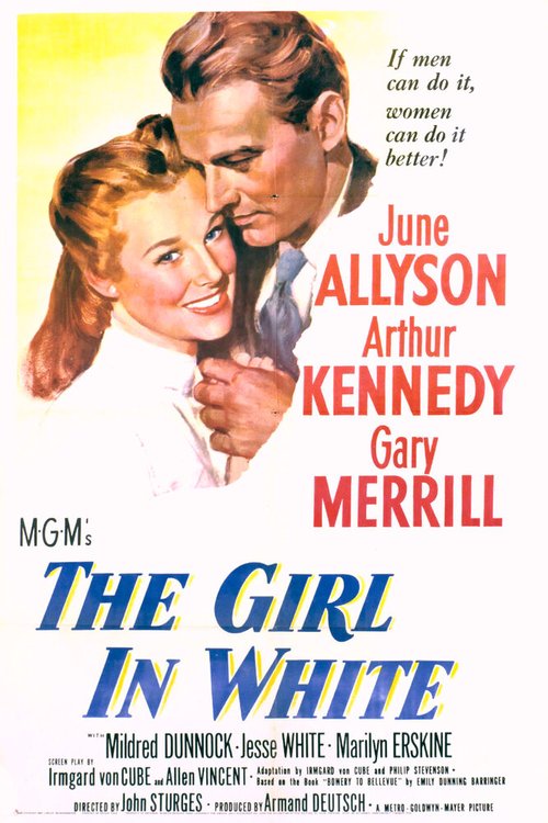 Постер Девушка в белом
