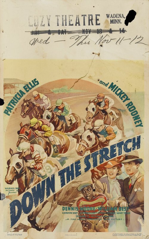Постер Down the Stretch