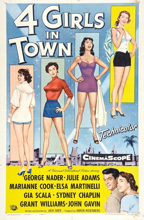 Постер Four Girls in Town