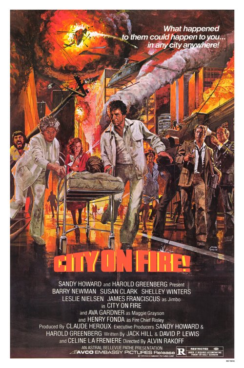 Постер Город в огне