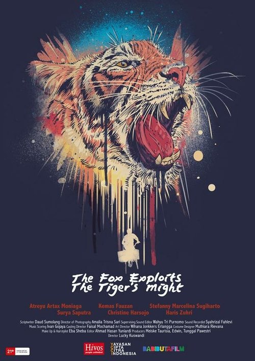 Постер Лиса пользуется силой тигра