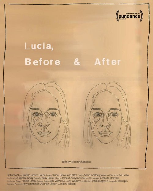 Постер Лючия, до и после