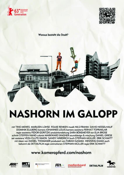 Постер Носорог скачет галопом
