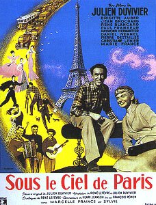 Постер Под небом Парижа