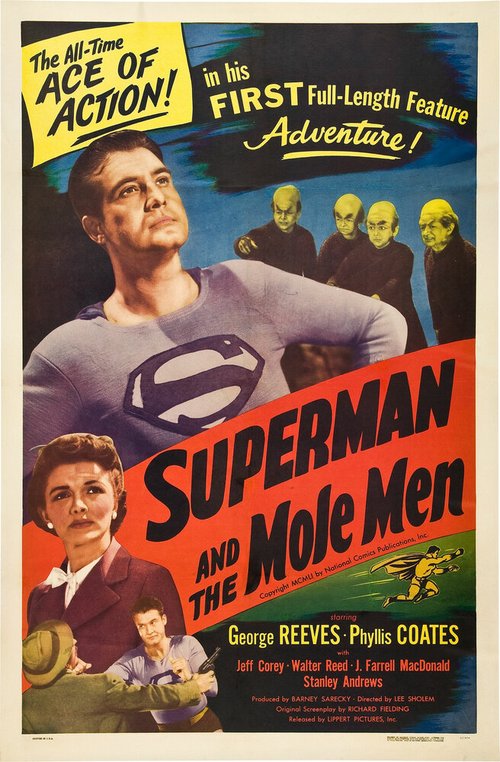 Постер Супермен и люди-кроты