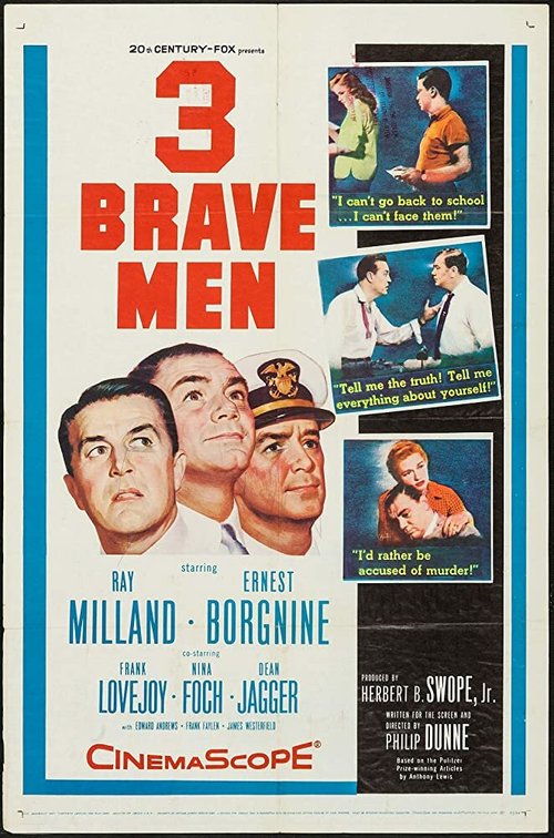 Постер Трое храбрых мужчин