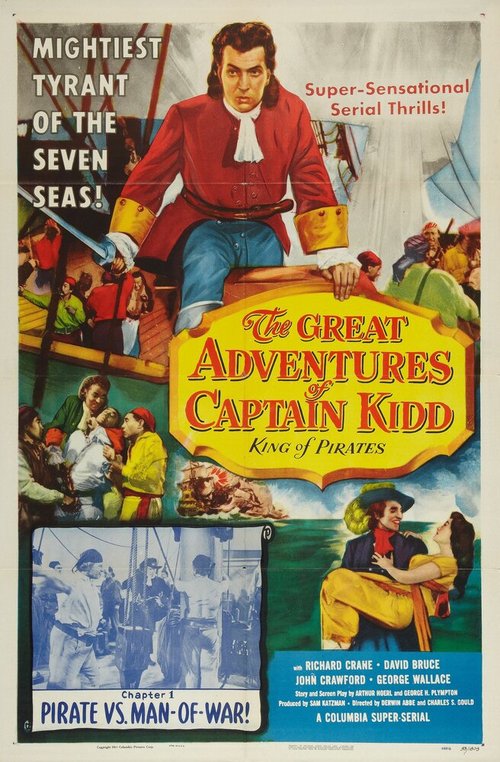 Постер Великие приключения Капитана Кидда