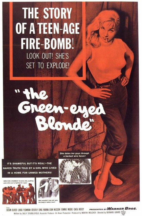 Постер Зеленоглазая блондинка