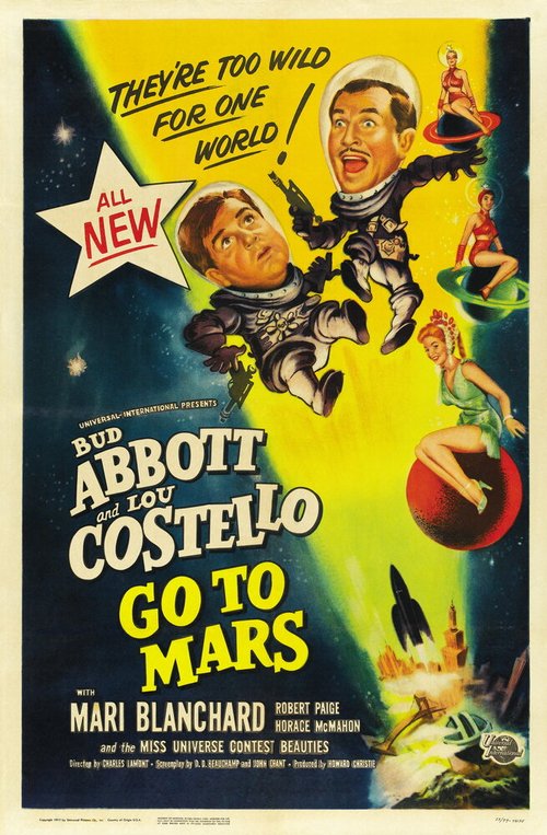 скачать Эбботт и Костелло летят на Марс через торрент