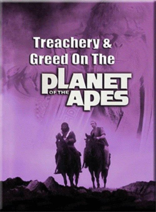 Постер Предательство и алчность на планете обезьян