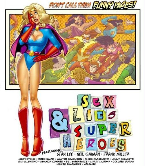 Постер Секс, ложь и супергерои