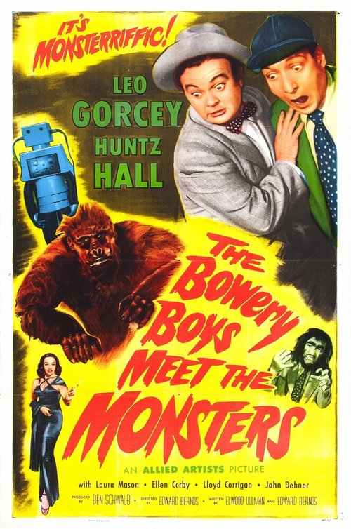 Постер The Bowery Boys Meet the Monsters