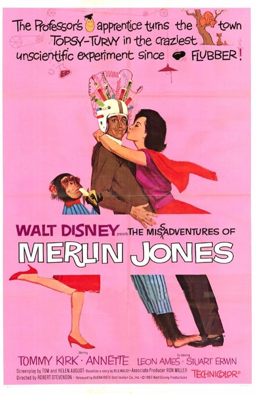 Постер The Misadventures of Merlin Jones