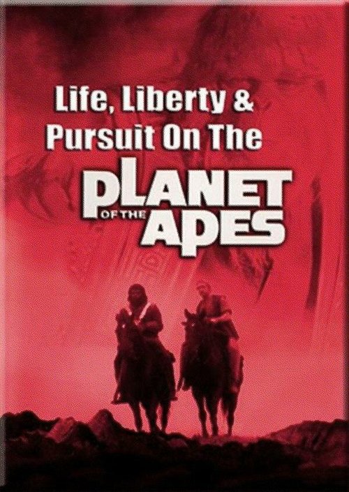Постер Жизнь, свобода и преследования на Планете обезьян