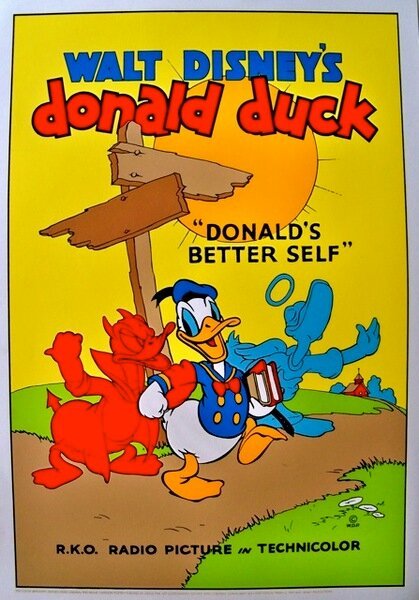 Постер Дональд с лучшей стороны