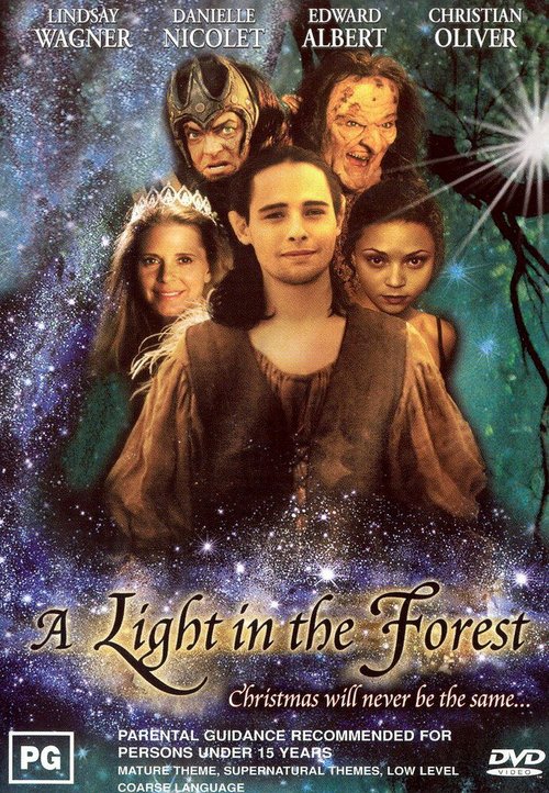 Постер Свет в лесу