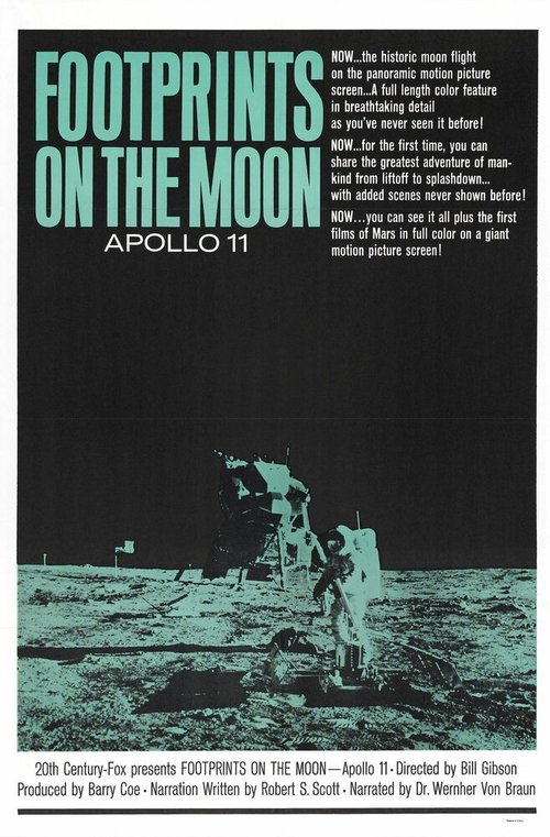 Постер Footprints on the Moon: Apollo 11