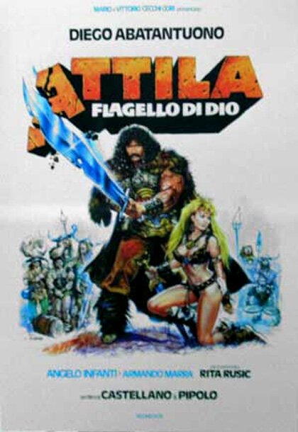 Постер Аттила, бич божий