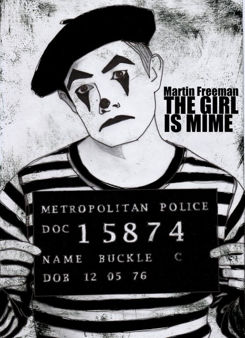 Постер Девушка-мим
