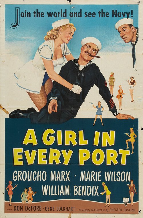 Постер Девушка в каждом порту
