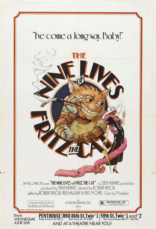 Постер Девять жизней кота Фрица