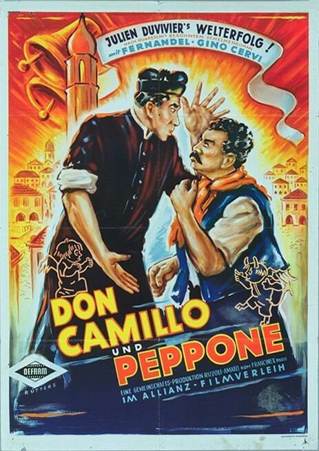 Постер Дон Камилло и депутат Пеппоне