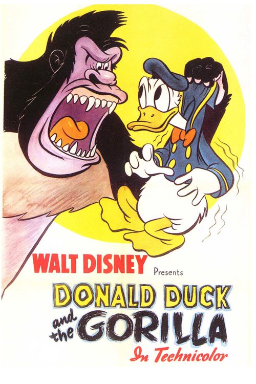 Постер Дональд Дак и горилла