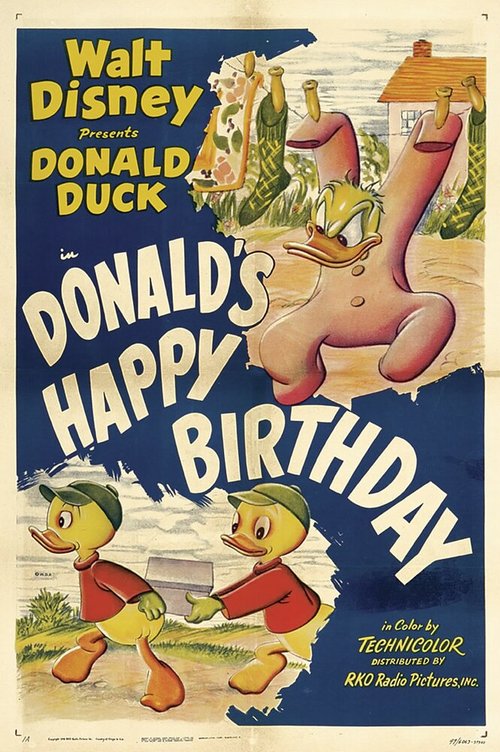 Постер Donald's Happy Birthday