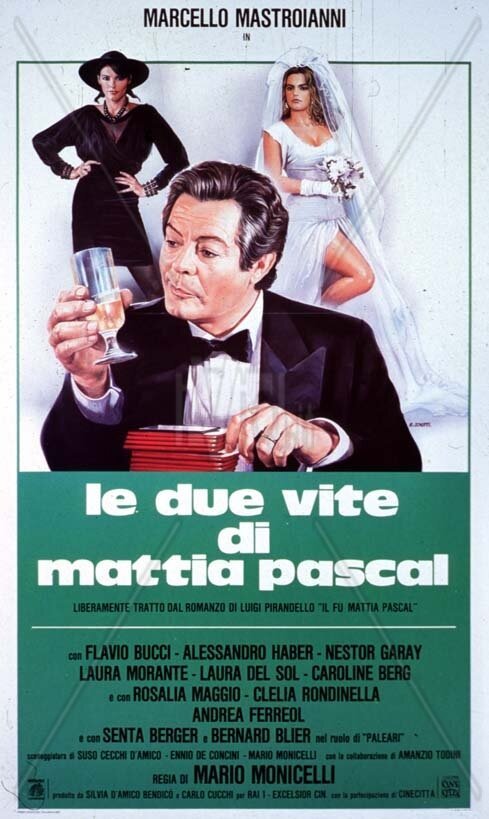 Постер Две жизни Маттиа Паскаля