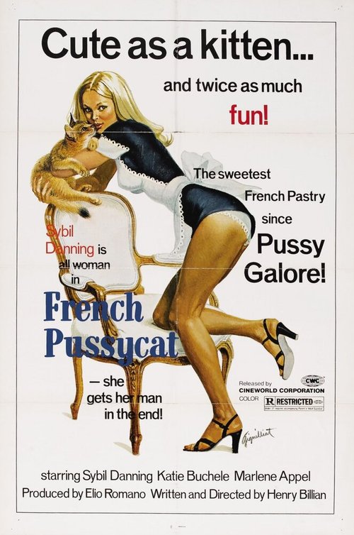 Постер Французская Кошечка